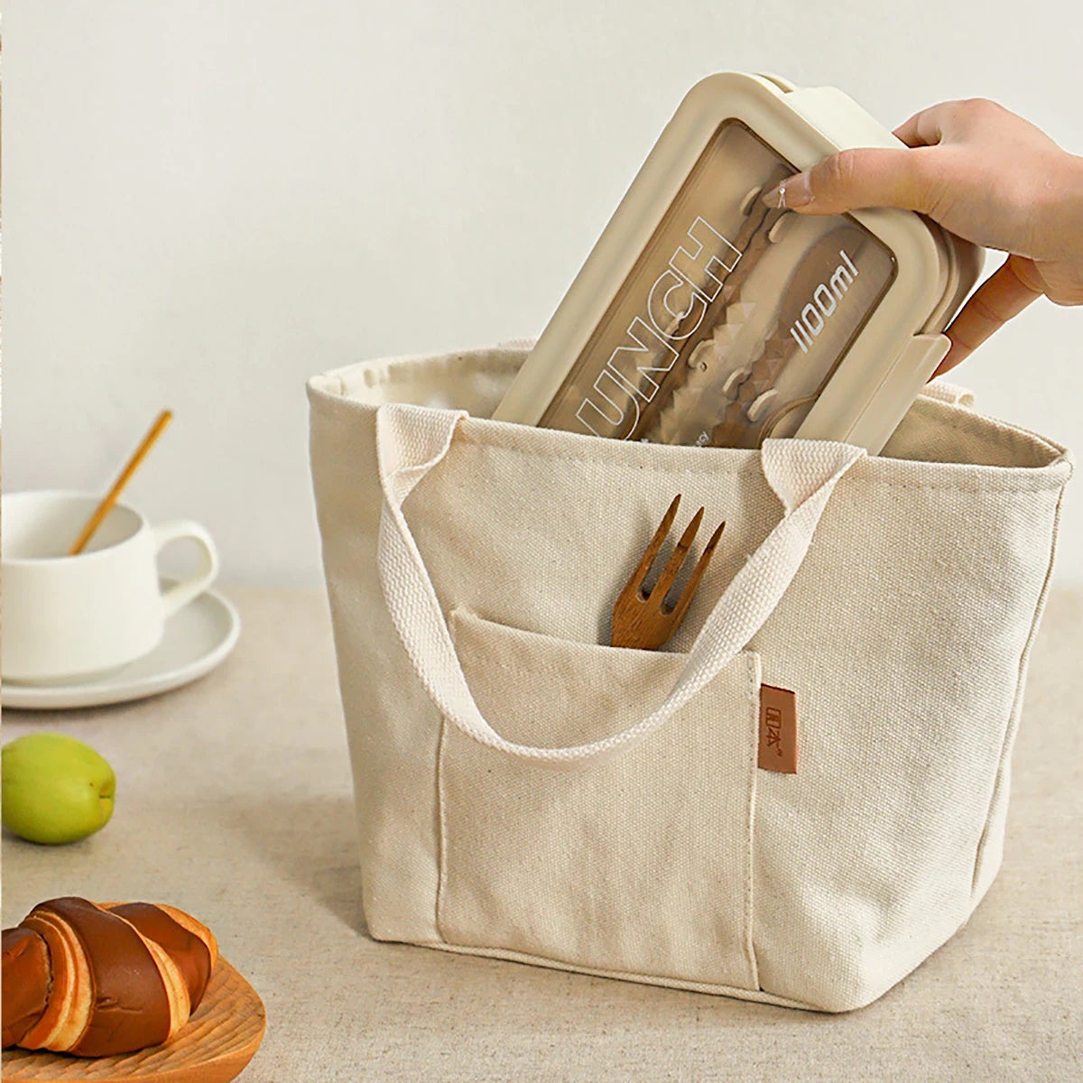Daintry Canvas Lunch Tote — Insulated