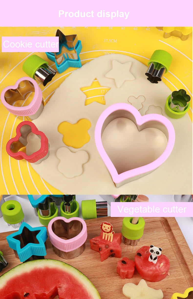 Daintry Lunchbox Cutter Kit — Sandwich + Fruit & Veggie Shapes