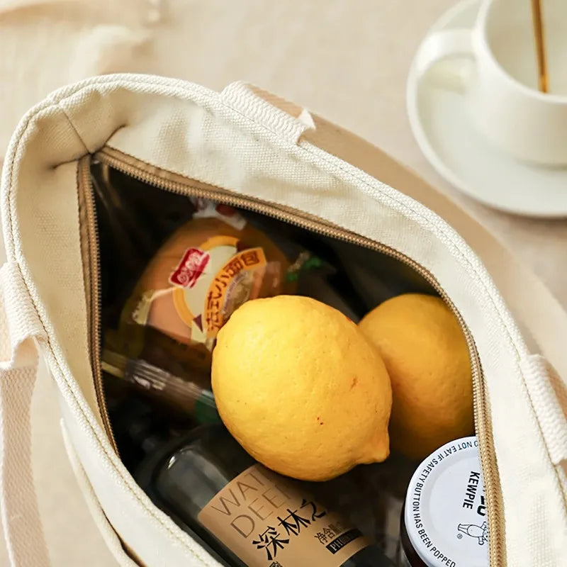 Daintry Canvas Lunch Tote — Insulated