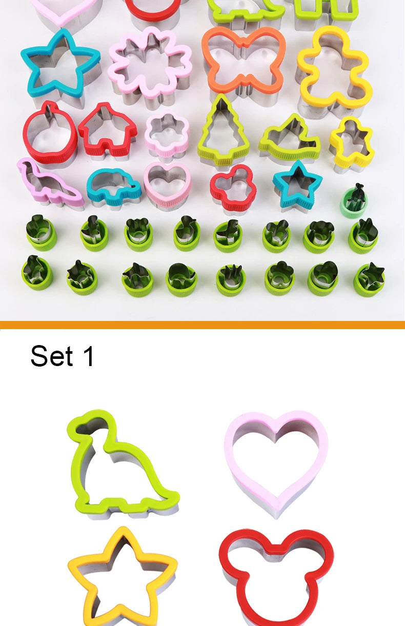 Daintry Lunchbox Cutter Kit — Sandwich + Fruit & Veggie Shapes