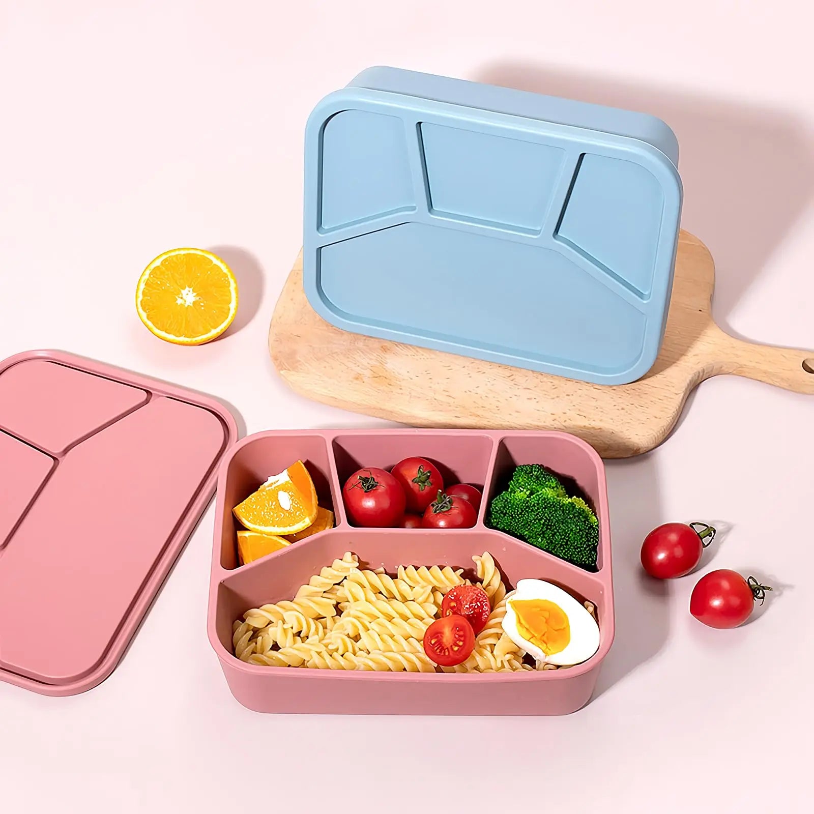 Daintry Leak-Proof Bento Lunch Box — 4 Compartments for Kids & Adults