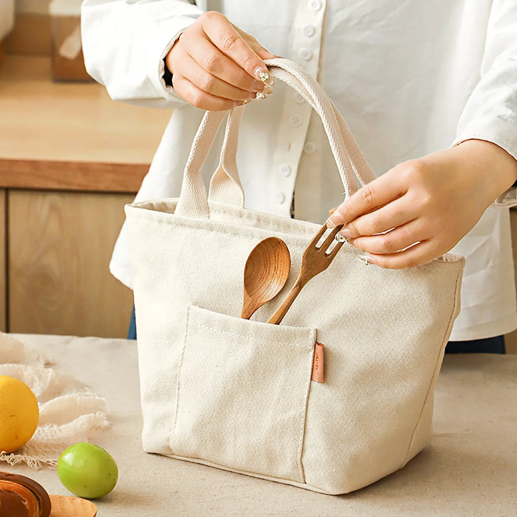 Daintry Canvas Lunch Tote — Insulated