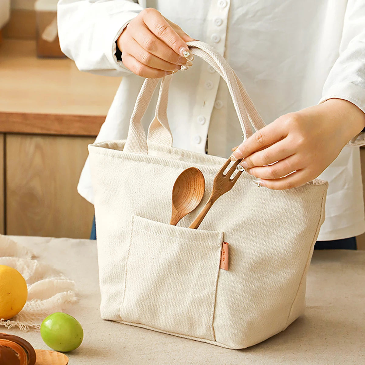 Daintry Canvas Lunch Tote — Insulated