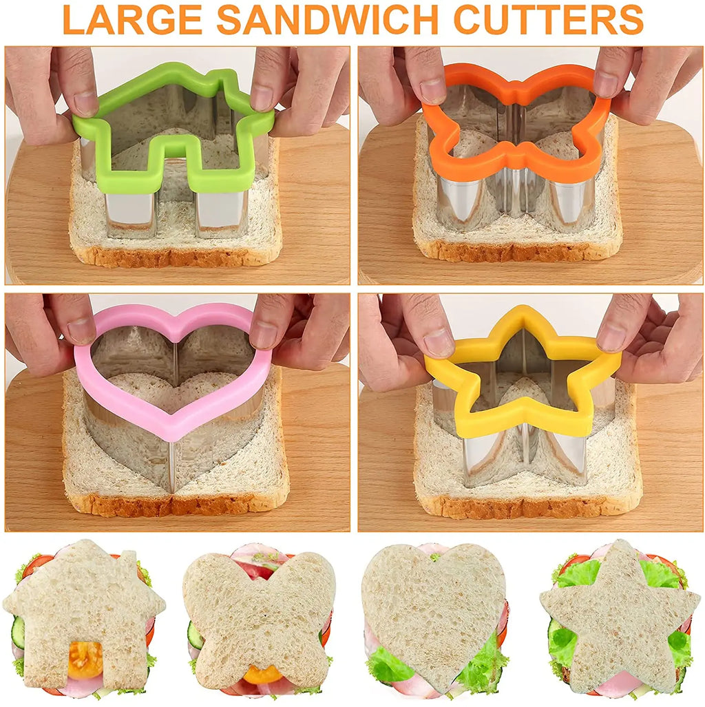 Daintry Lunchbox Cutter Kit — Sandwich + Fruit & Veggie Shapes