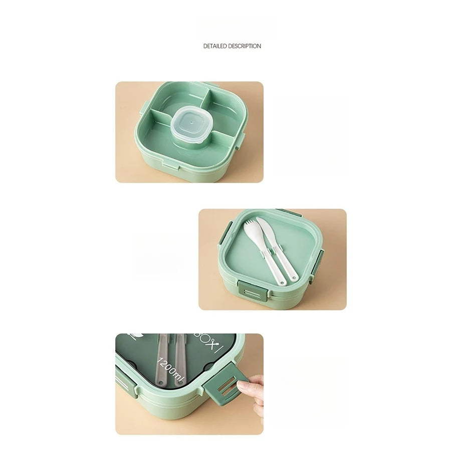 Daintry Salad-to-Go Bowl — 50oz with Sauce Cup & Utensils