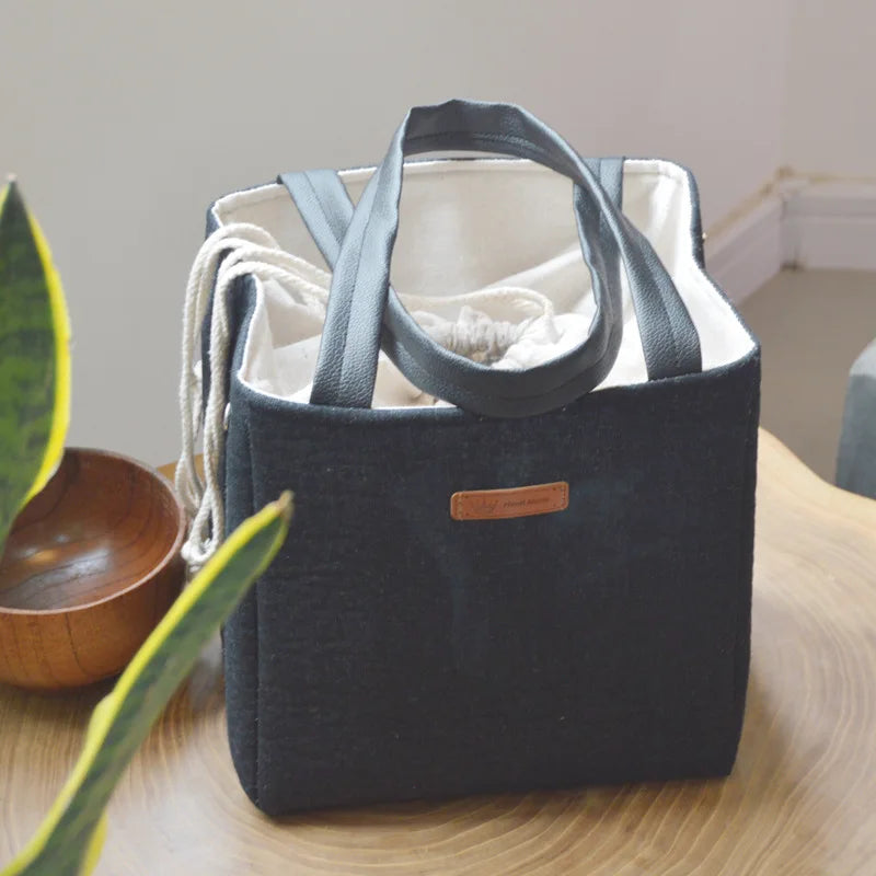 Daintry Linen Lunch Tote — Insulated