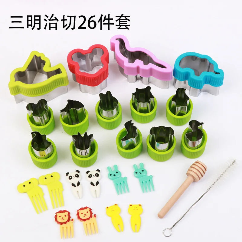 Daintry Lunchbox Cutter Kit — Sandwich + Fruit & Veggie Shapes