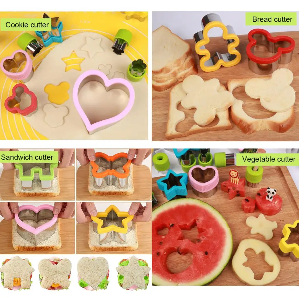 Daintry Lunchbox Cutter Kit — Sandwich + Fruit & Veggie Shapes