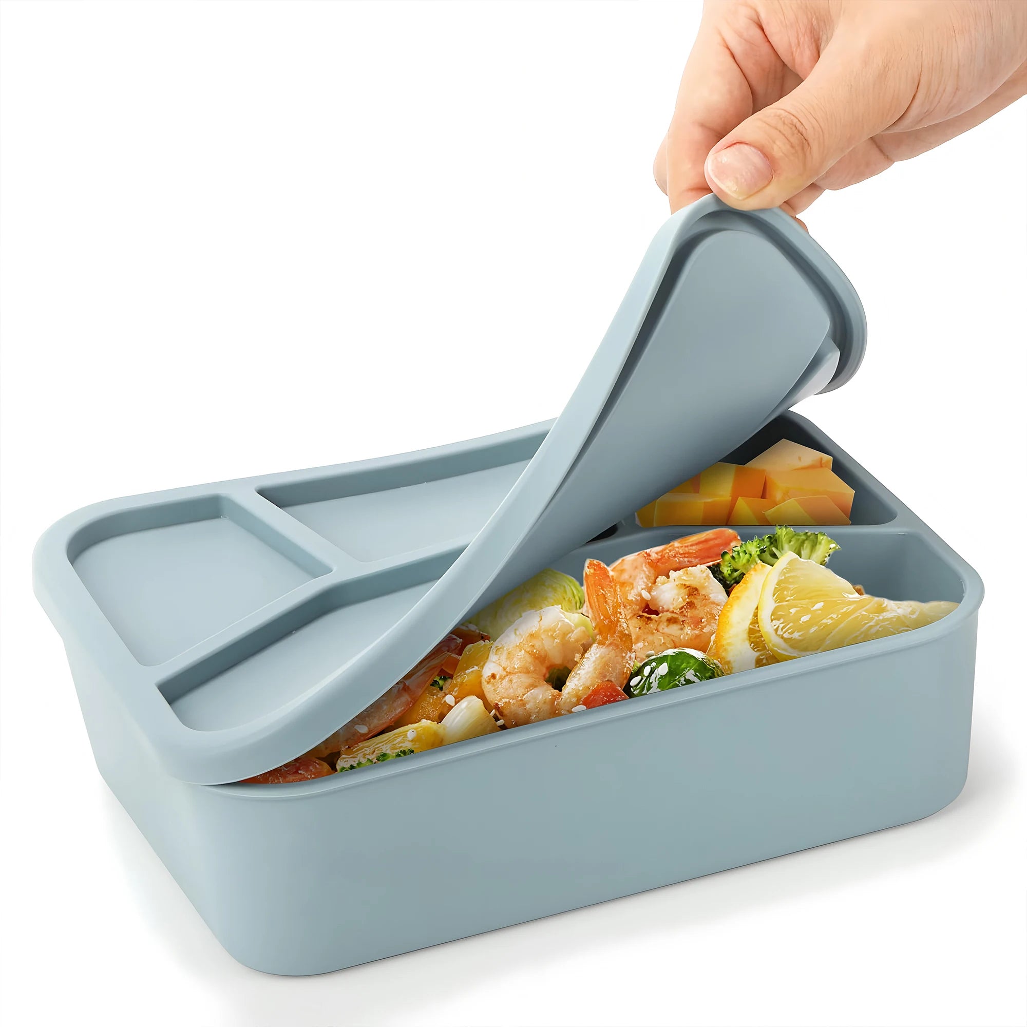 Daintry Leak-Proof Bento Lunch Box — 4 Compartments for Kids & Adults