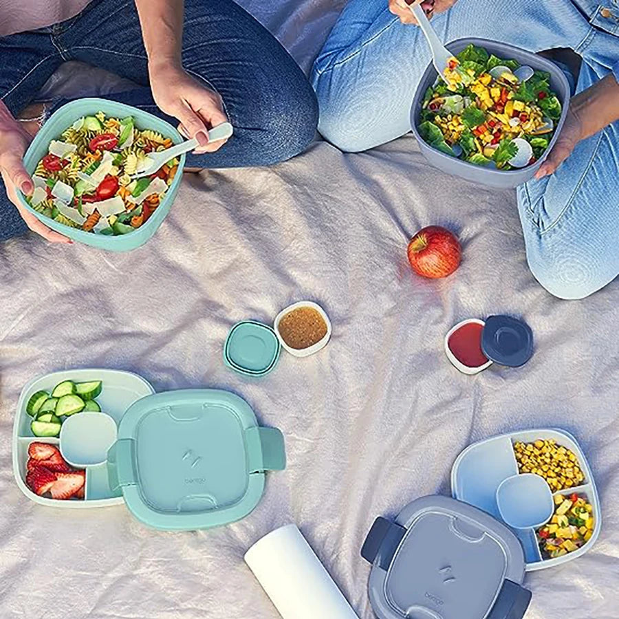 Daintry Salad-to-Go Bowl — 50oz with Sauce Cup & Utensils