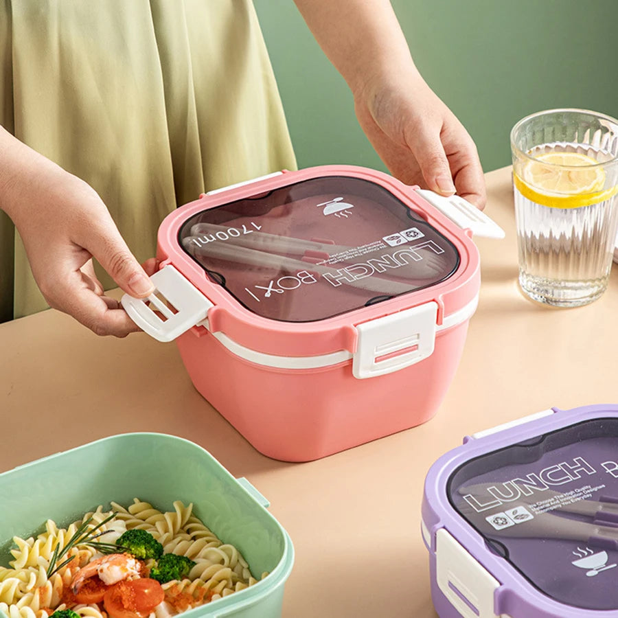Daintry Salad-to-Go Bowl — 50oz with Sauce Cup & Utensils