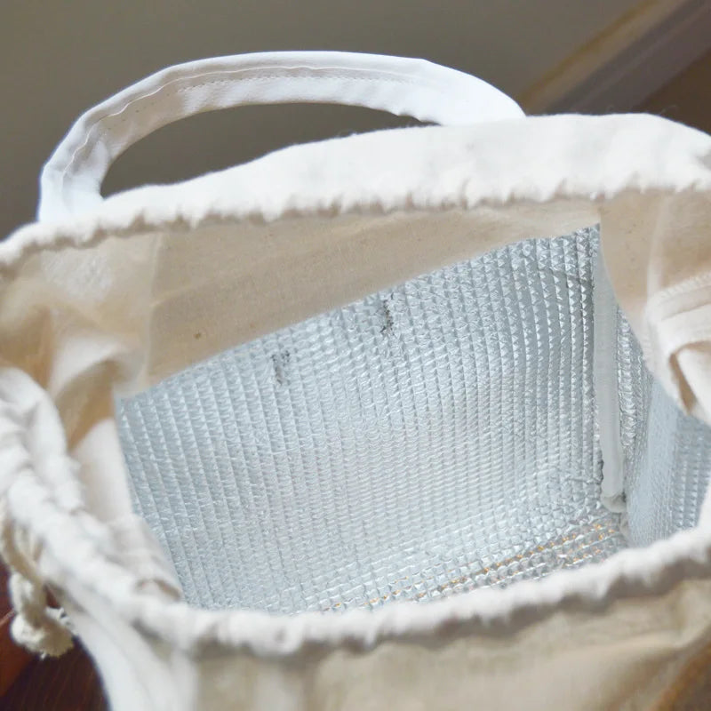 Daintry Linen Lunch Tote — Insulated