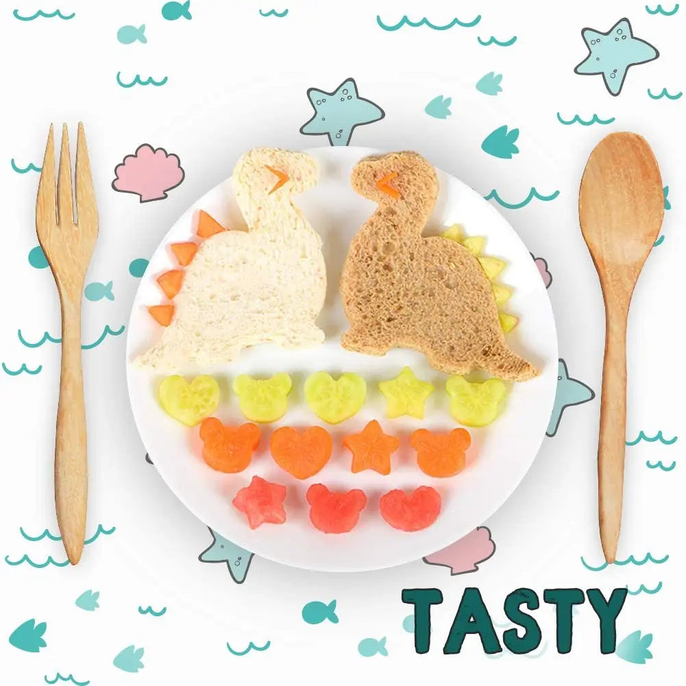 Daintry Lunchbox Cutter Kit — Sandwich + Fruit & Veggie Shapes