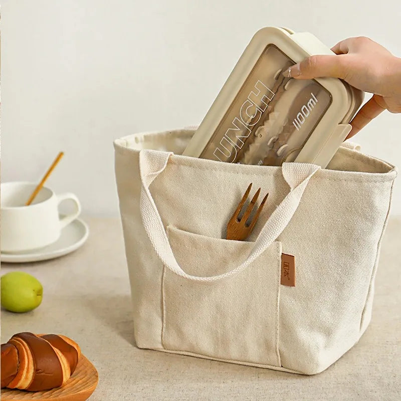Daintry Canvas Lunch Tote — Insulated