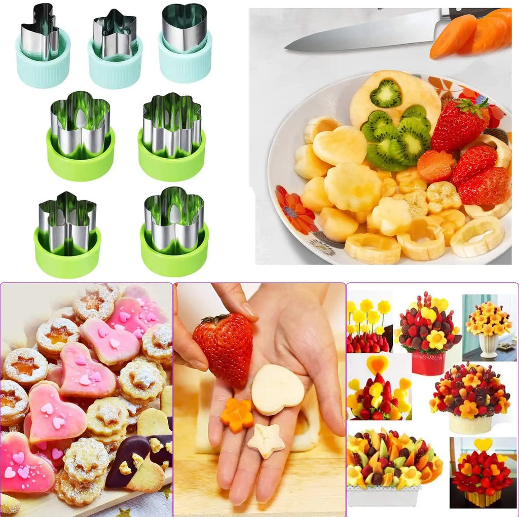 Daintry Lunchbox Cutter Kit — Sandwich + Fruit & Veggie Shapes