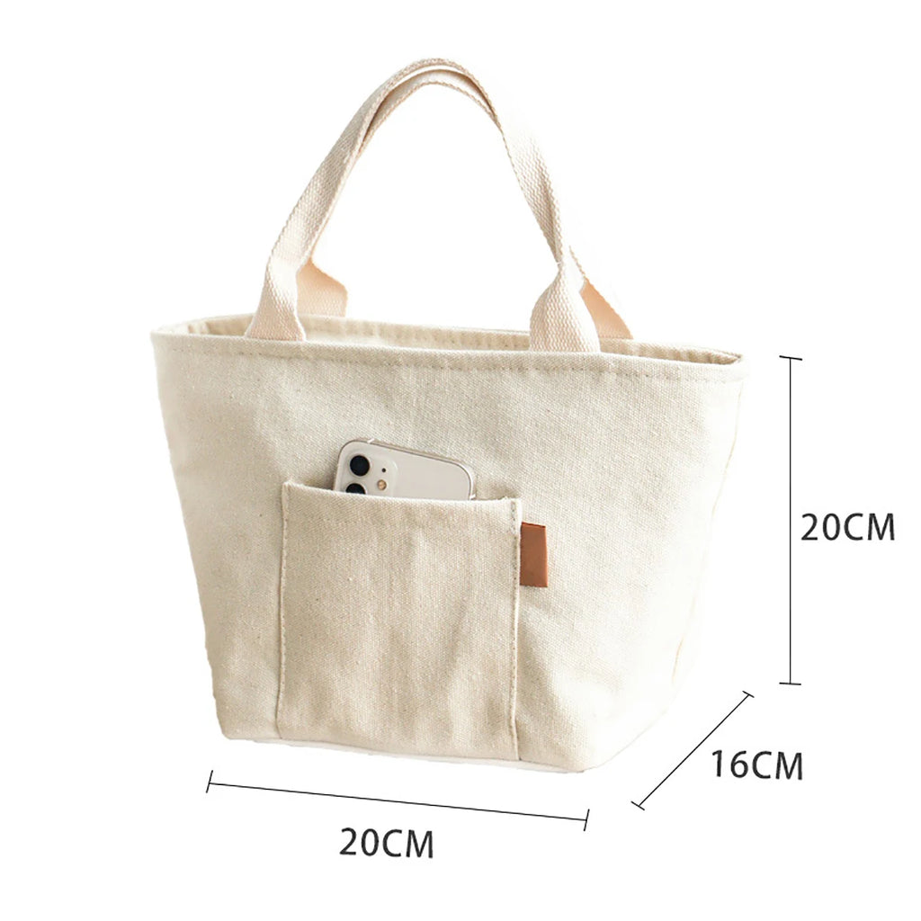 Daintry Canvas Lunch Tote — Insulated