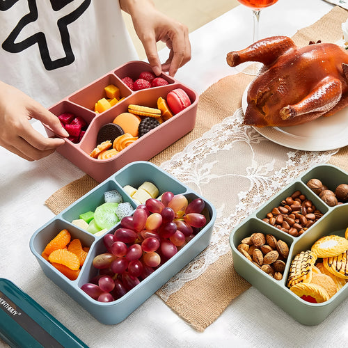 Daintry Leak-Proof Bento Lunch Box — 4 Compartments for Kids & Adults